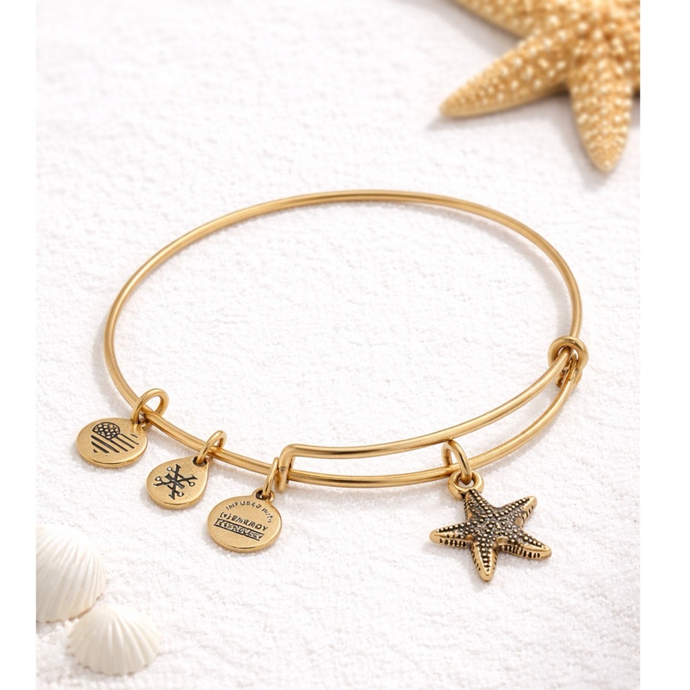 Alex and Ani Starfish Charm Bangle Bracelet